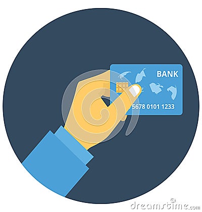Give payment Isolated Vector icon that can be easily modified or edit Stock Photo