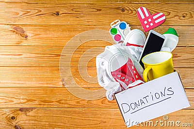 Giving Tuesday and Donation Concept Stock Photo