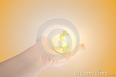 Giving wealth money goodness fortune Stock Photo