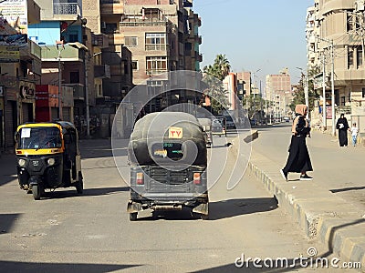 auto rickshaw, baby taxi, mototaxi, pigeon, jonnybee, bajaj, chand gari, lapa, tuk-tuk, tum-tum, Editorial Stock Photo