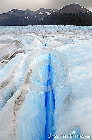 Glacial mountain landscape in Patagonia Stock Photo