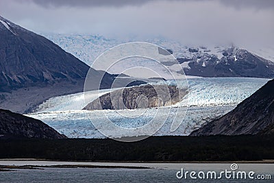 Glacier Alley - the Beagle Channel - Ushuaia Patagonia Argentina Stock Photo