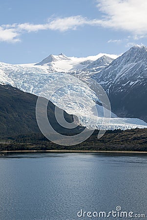 Glacier Alley - Patagonia Argentina Stock Photo