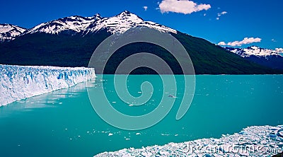 Glacier in el calafate Stock Photo