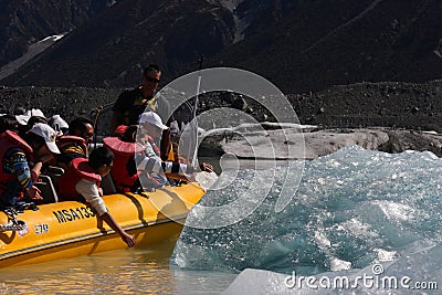 Glacier Explorers, New Zealand Editorial Stock Photo