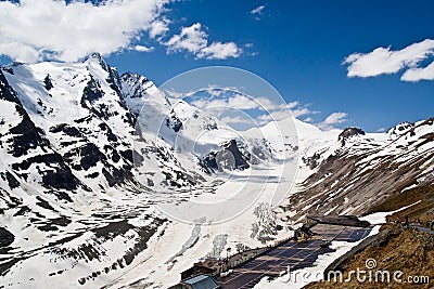 Glacier of Hohe Tauern National Park Austria Stock Photo