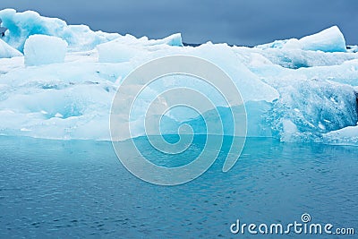 Glacier lagoon Stock Photo