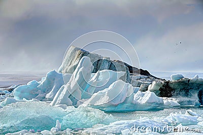 Glacier Lagoon Stock Photo