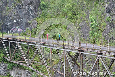 Gladak Perak is a relic of Dutch colonialism Stock Photo