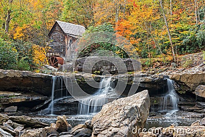 The Glade Creek Grist Mill In West Virginia Editorial Stock Photo