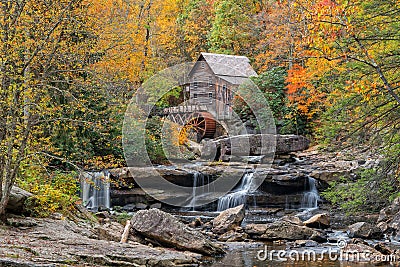 Glade Creek Grist Mill In West Virginia Stock Photo