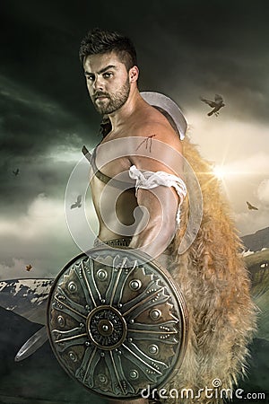 Gladiator/Warrior Stock Photo