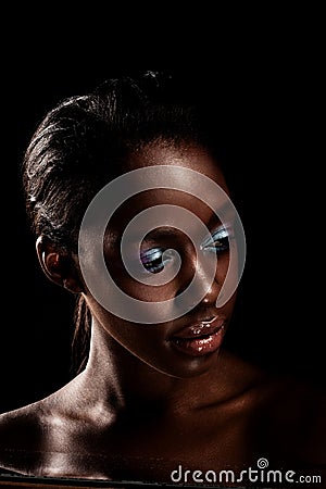 Glamorous African Beauty Stock Photo