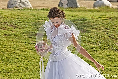 Glamorous Bride Stock Photo