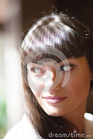 Glamorous brunette Stock Photo