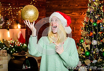 Glamorous decorations. Christmas decorations. Love to decorate everything around. Sparkling big toy. Merry christmas Stock Photo