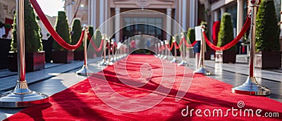 A Glamorous Red Carpet Affair Spotlighting Lavish Luxury And Premier Talent Stock Photo