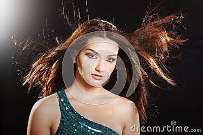 Glamorous Woman Stock Photo