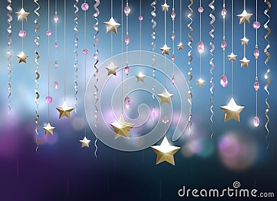 Glamour party abstract background Stock Photo