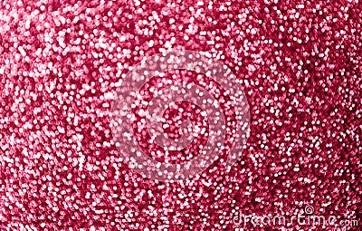 Glamour sparkling background toned in electric magenta color. Stock Photo