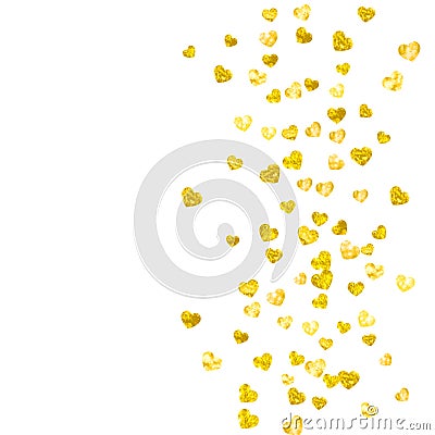 Glamour Texture. Yellow Abstract Frame. Explosion Vector Illustration