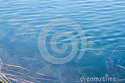 Glared water Stock Photo