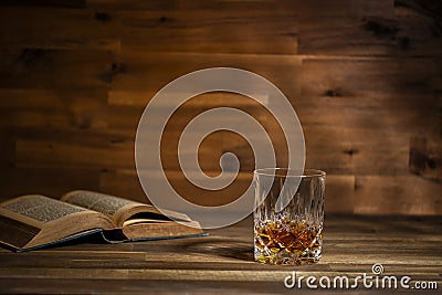 Glas of rum in a bar in Cuba Stock Photo