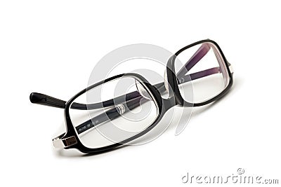 Glases black isolated Stock Photo