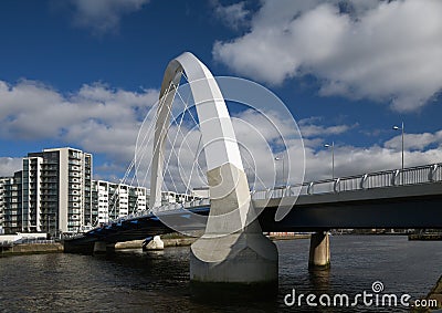 Glasgow bridge Stock Photo