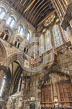 Glasgow Cathedral Interior Stock Photo