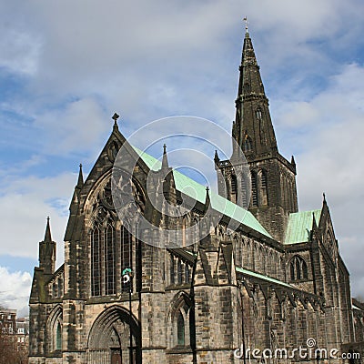 Glasgow cathedral Scotland Stock Photo