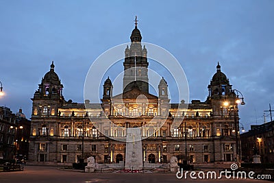 Glasgow City Chambers, George Square, Scotland Stock Photo