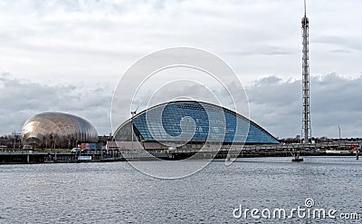 Glasgow Science Centre Editorial Stock Photo