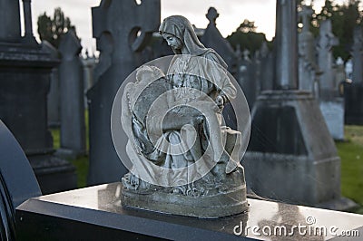 The Glasnevin cemetery Editorial Stock Photo