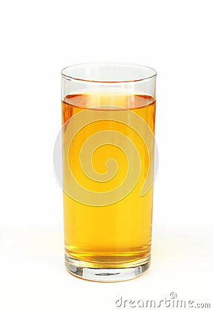 Glass of apple juice Stock Photo