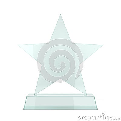 Glass award Cartoon Illustration