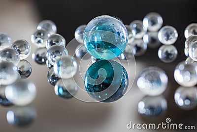 Glass balls Stock Photo