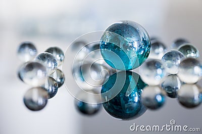 Glass balls Stock Photo