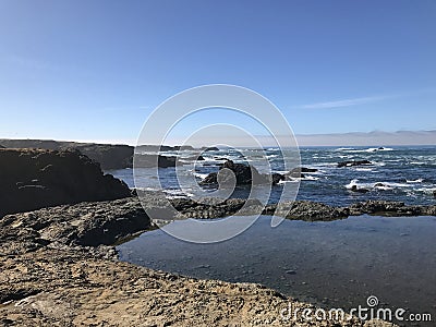 Glass Beach Stock Photo
