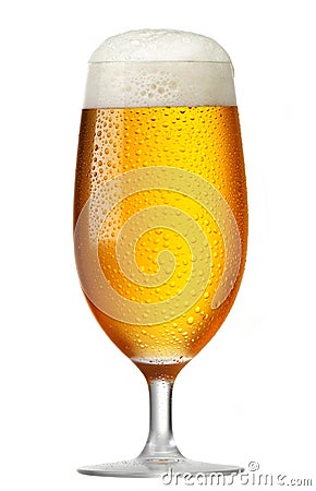 Glass of beer Stock Photo