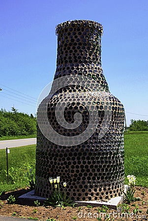 EDOUARD ARSENAULT BOTTLE Editorial Stock Photo