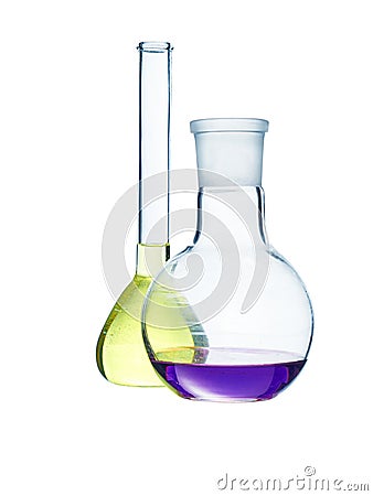 Chemical flask Stock Photo