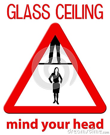Glass ceiling Stock Photo
