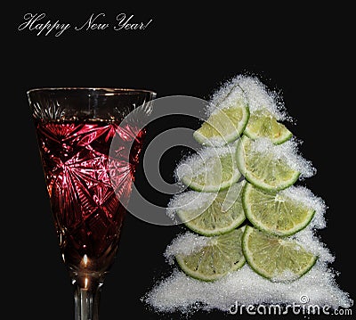 Still life for New Year. Stock Photo