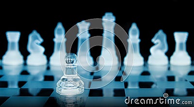 Chess pieces Stock Photo