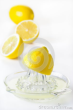Lemon squeezer Stock Photo