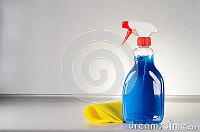 Glass cleaner Stock Photo