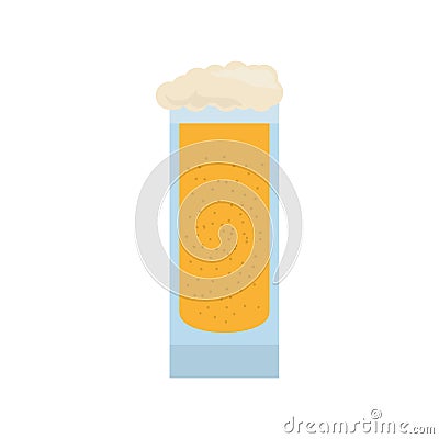 glass cold beer image Cartoon Illustration