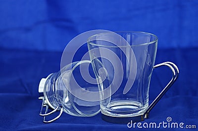 Glass Cups Stock Photo