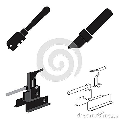 Glass cutter icon Vector Illustration